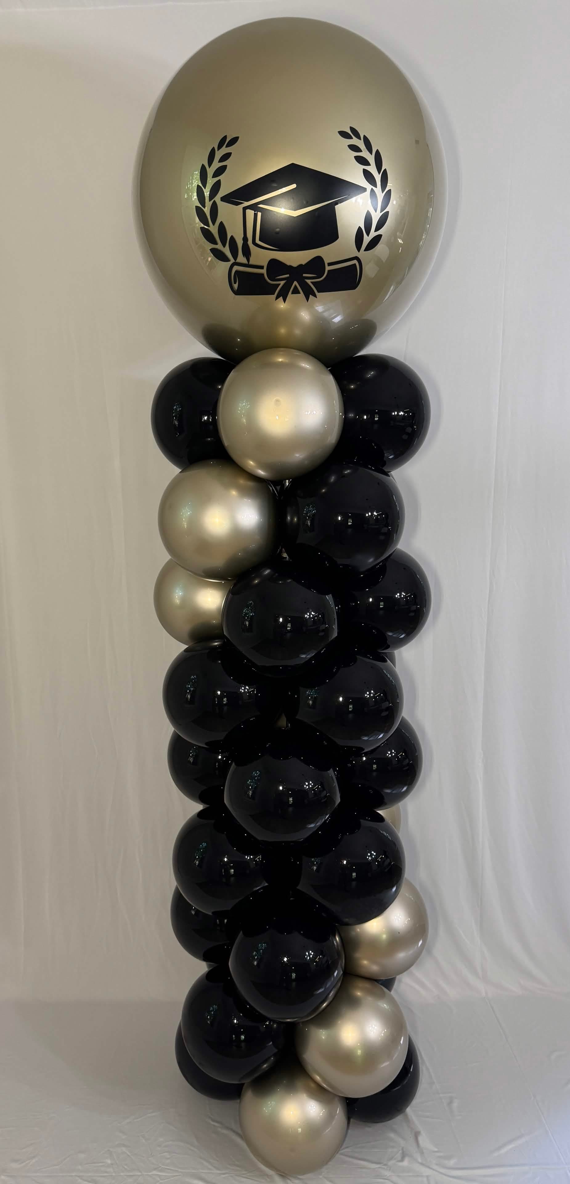 Graduation Balloon Column — Classic Design