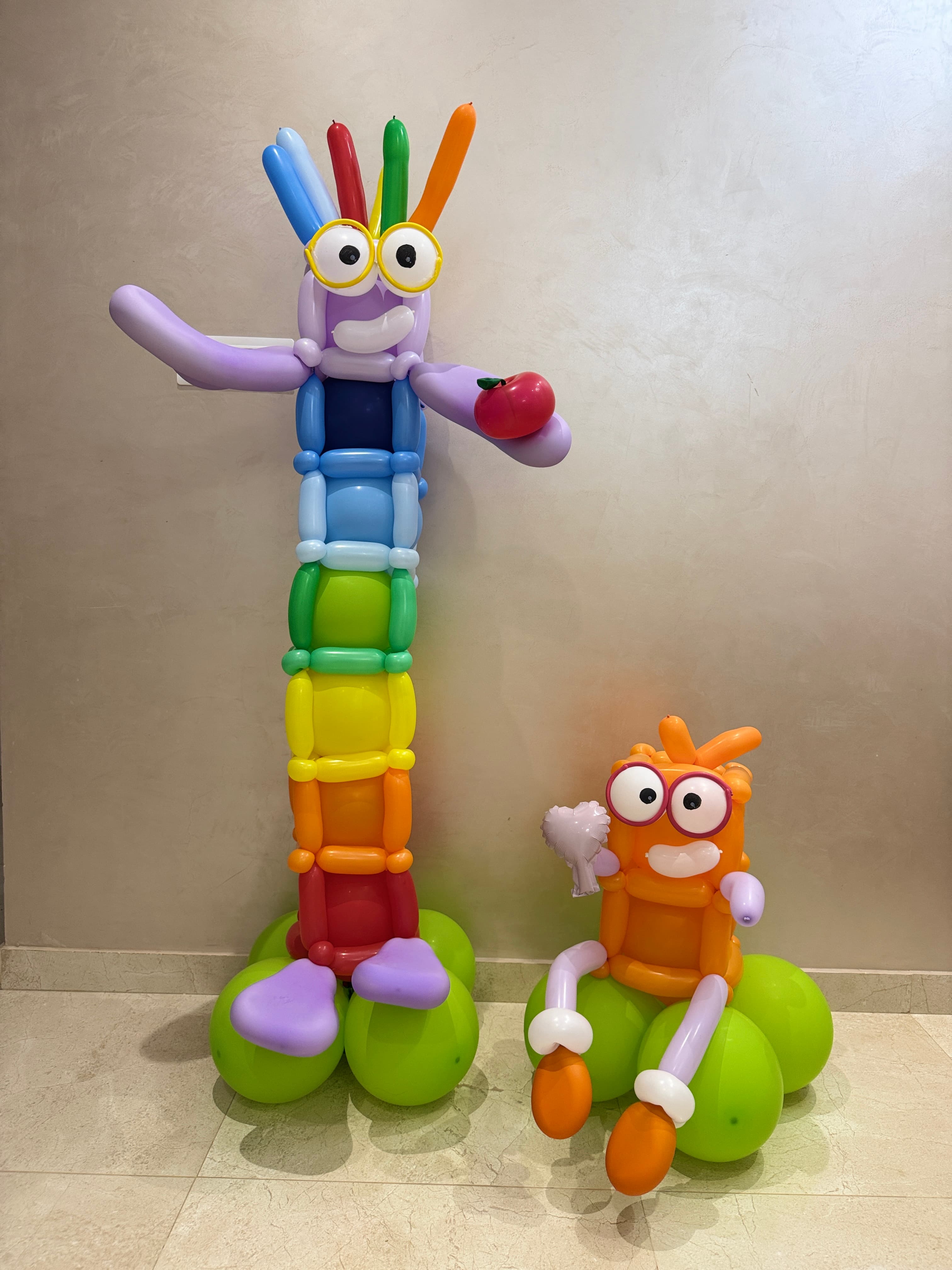 Numberblocks Balloon Columns