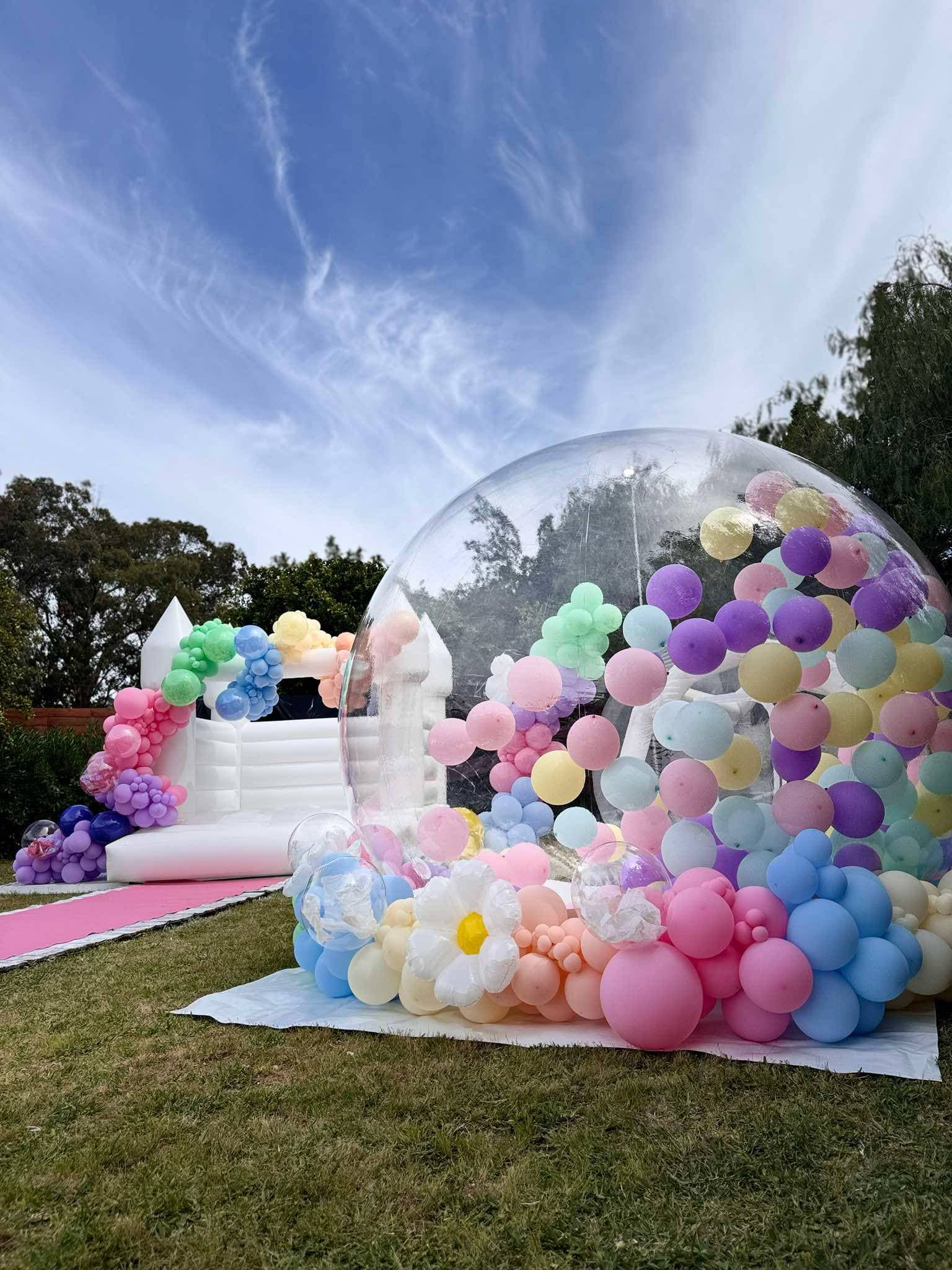 Bubble Houses & Bounce Castle Decorations